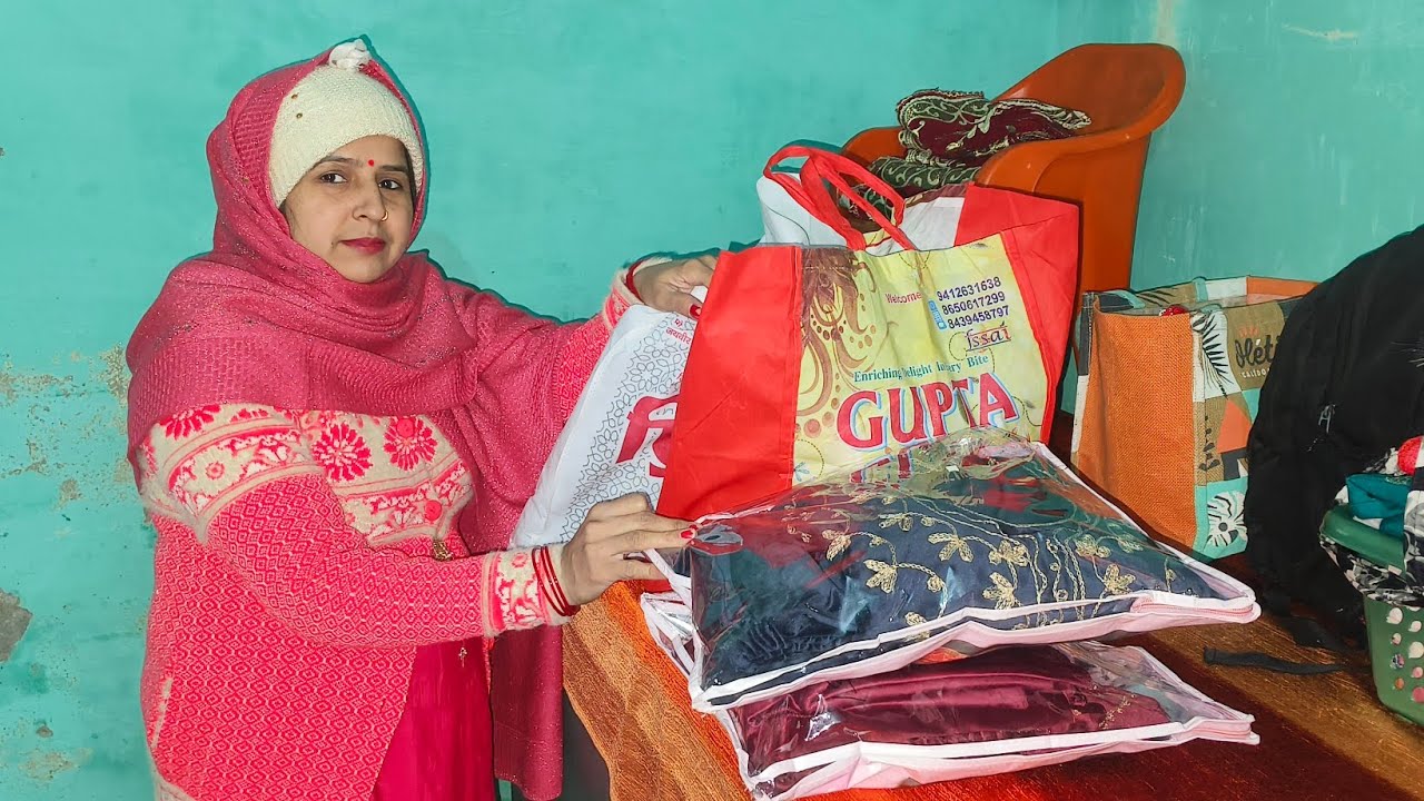 आज तो सासु मां कर लाई इतनी सारी ❤️ शॉपिंग मायके वालों को क्या-क्या गिफ्ट🎁 दिए हमने..