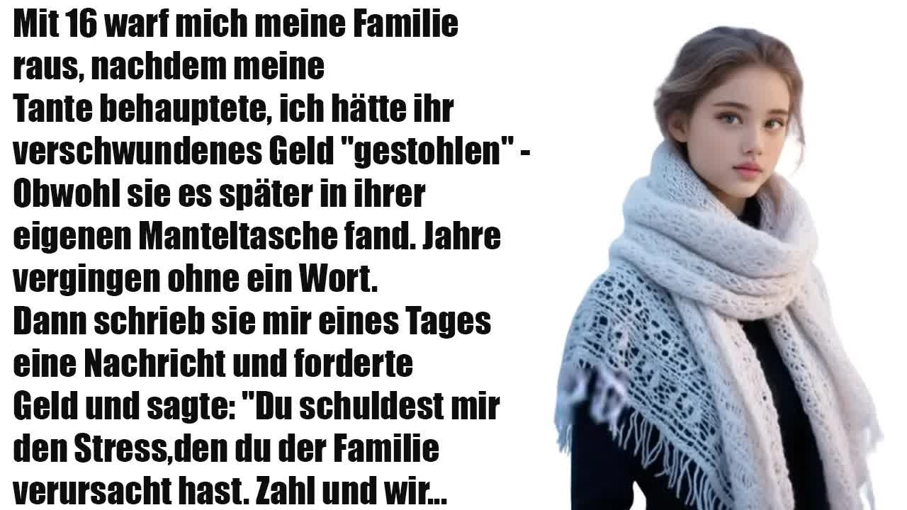 Mit 16 von der Familie rausgeworfen, weil meine Tante mir Diebstahl vorwarf – mein Kampf