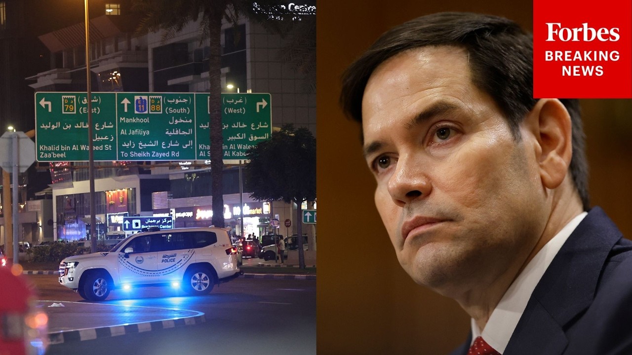 BREAKING NEWS: Marco Rubio Speaks With Reporters After Iranian Drone Strikes US Consulate In Dubai