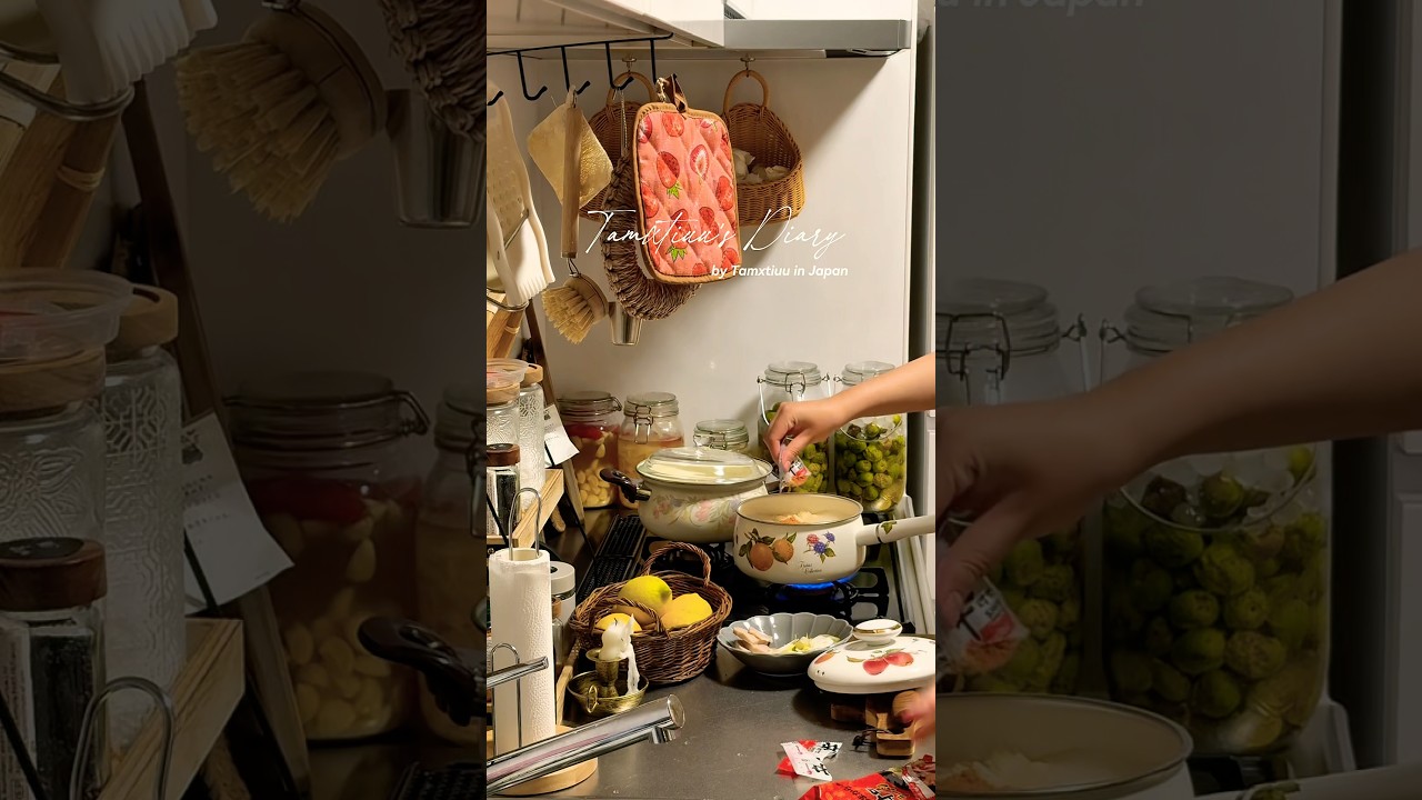 Mini vlog| Ramen for rainy week night #healingvlog #cooking #comfortfood