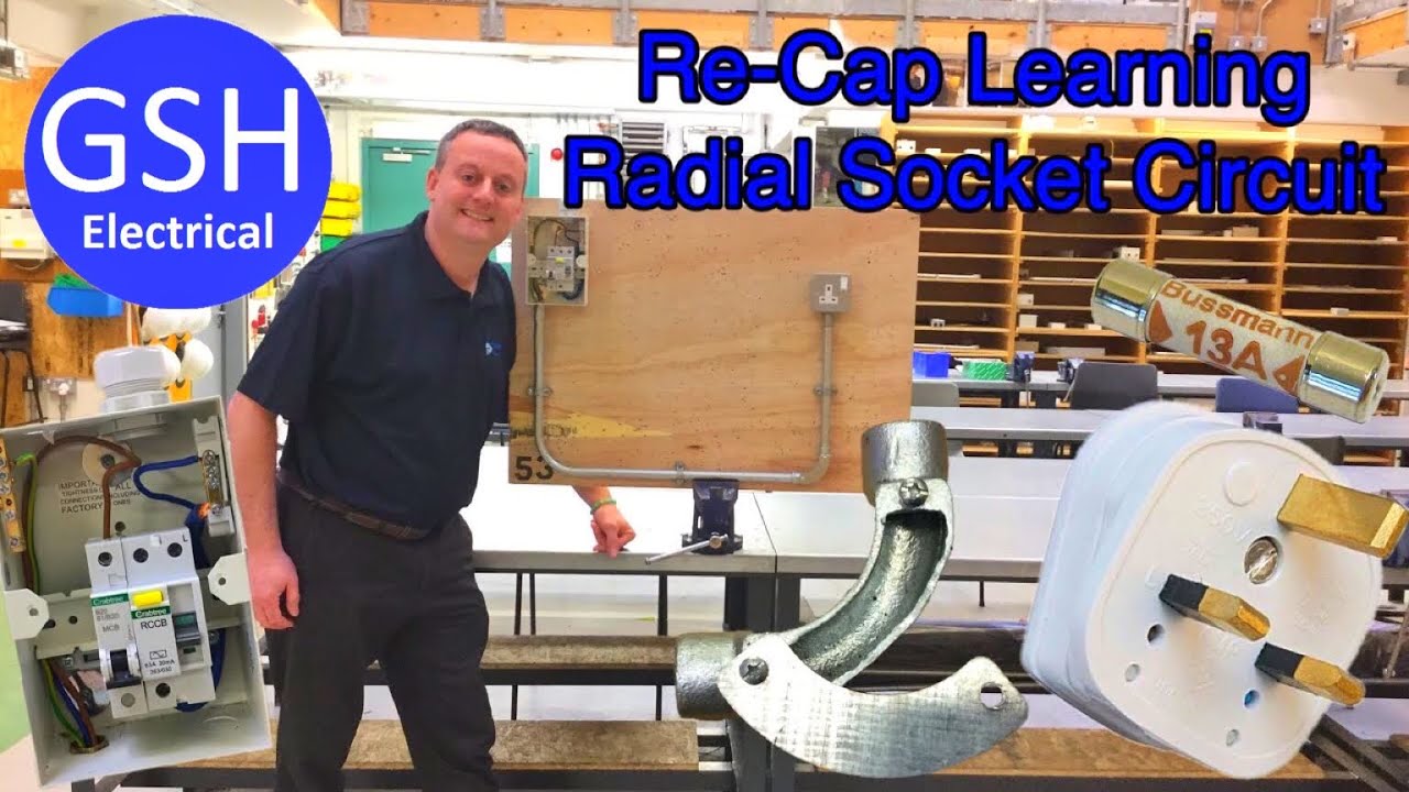 Re-Cap Learning Part 2 our Steel Conduit Radial Socket Circuit (Installation Theory Exam)