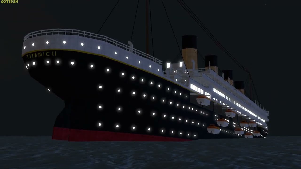 Titanic II sinking like Titanic