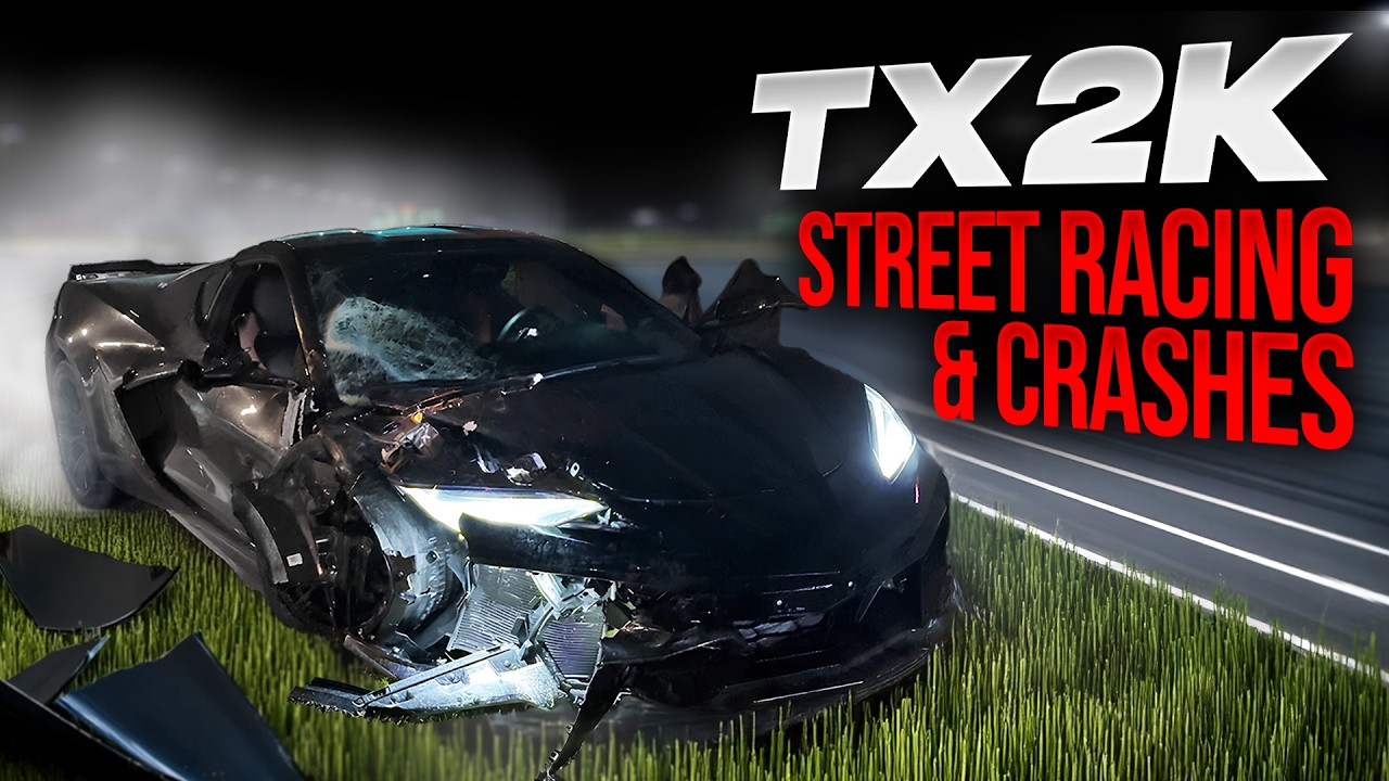 The FASTEST CARS of the US!- insane STREET RACING & CRASH! - TX2K 2025