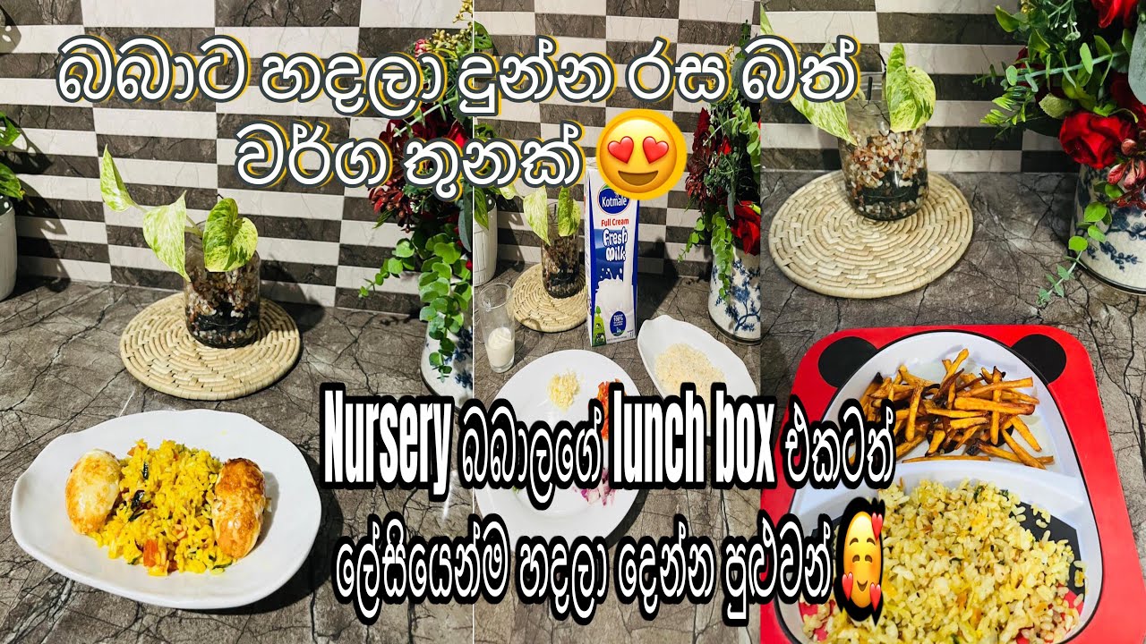 බත් කන්න හොර බබාලට මේ විදිහට රසට බත් හදලා දෙමුද ? රස ලේසි recipes තුනක් | 8+ months බබාලට
