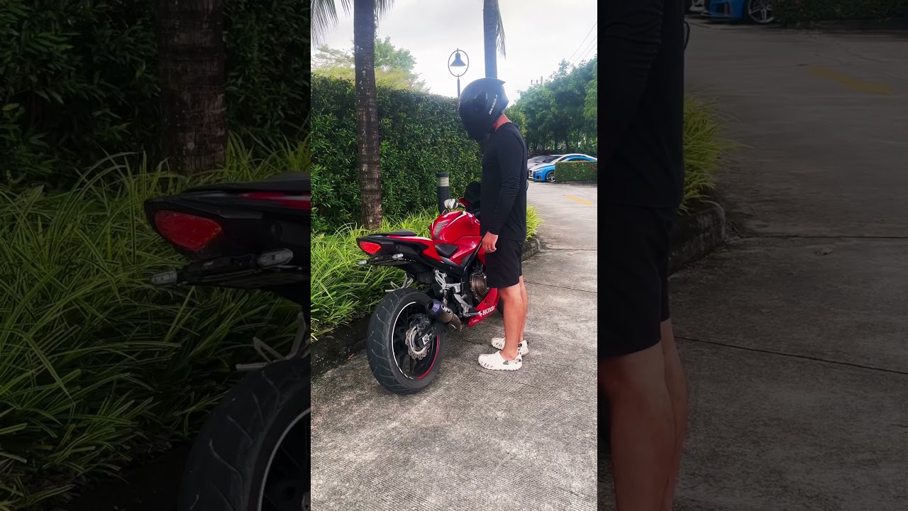 Honda CBR 500R exhaust sound Popcorn #bike #phuket #cbr #exhaust
