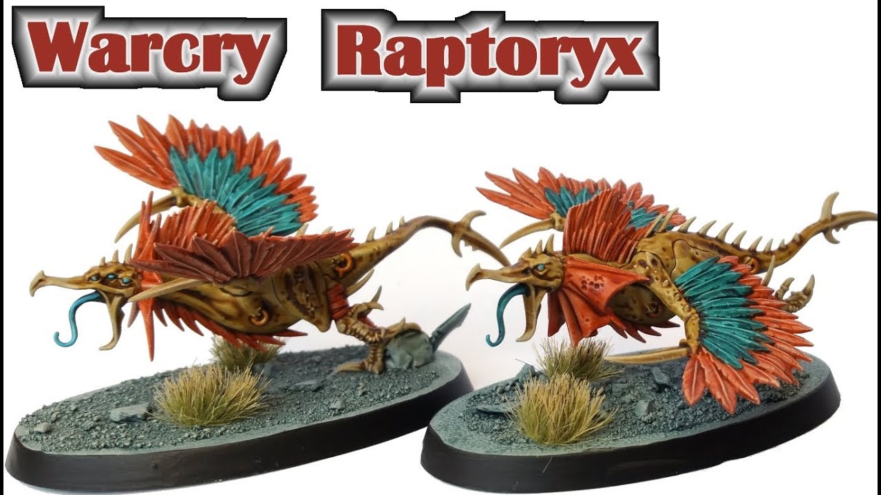 Wie bemalt man Raptoryx für Warcry von Games Workshop mit Kontrastfarben - Speed Painting Tutorial