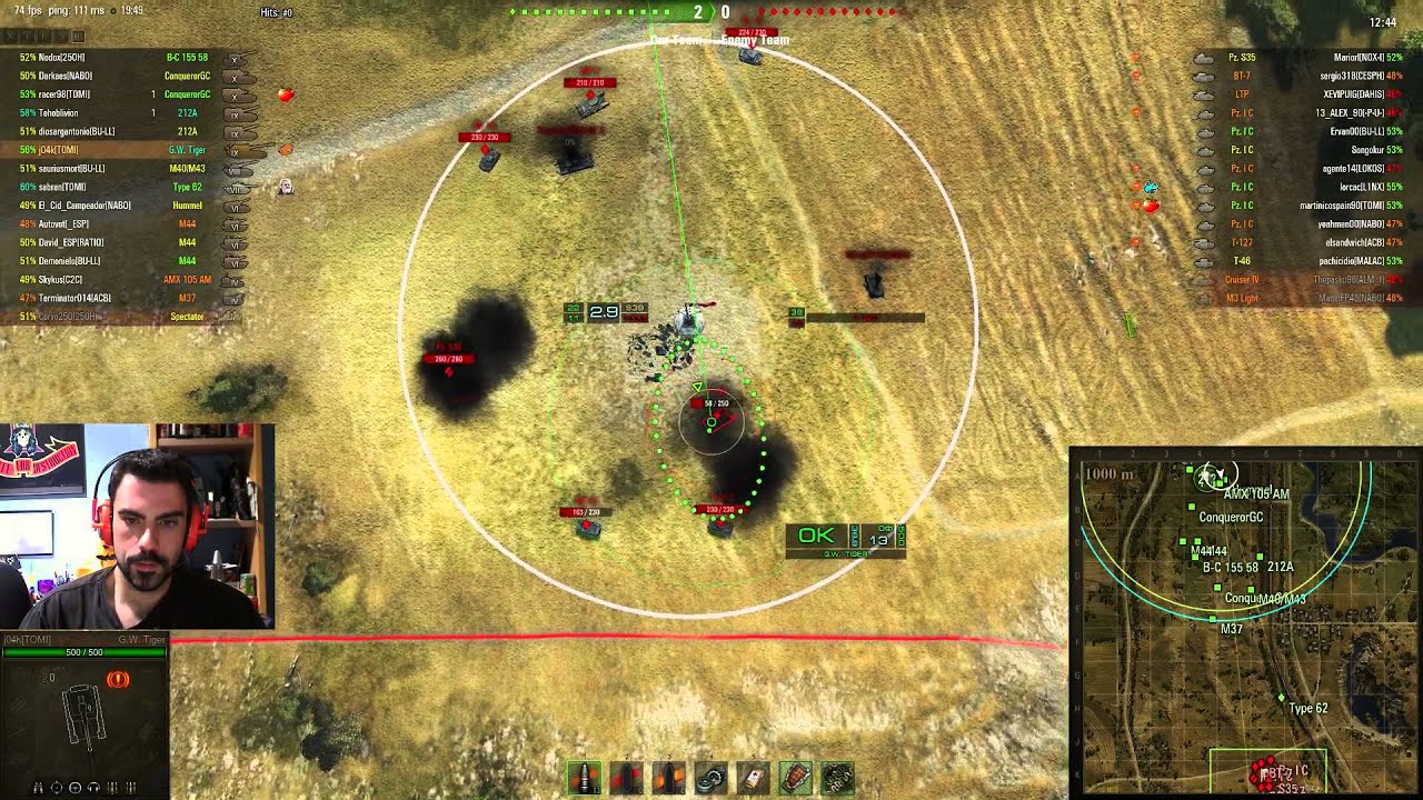 World of Tanks Espa&ntilde;ol Streaming de Navidad de Corvo // Bombardeo!