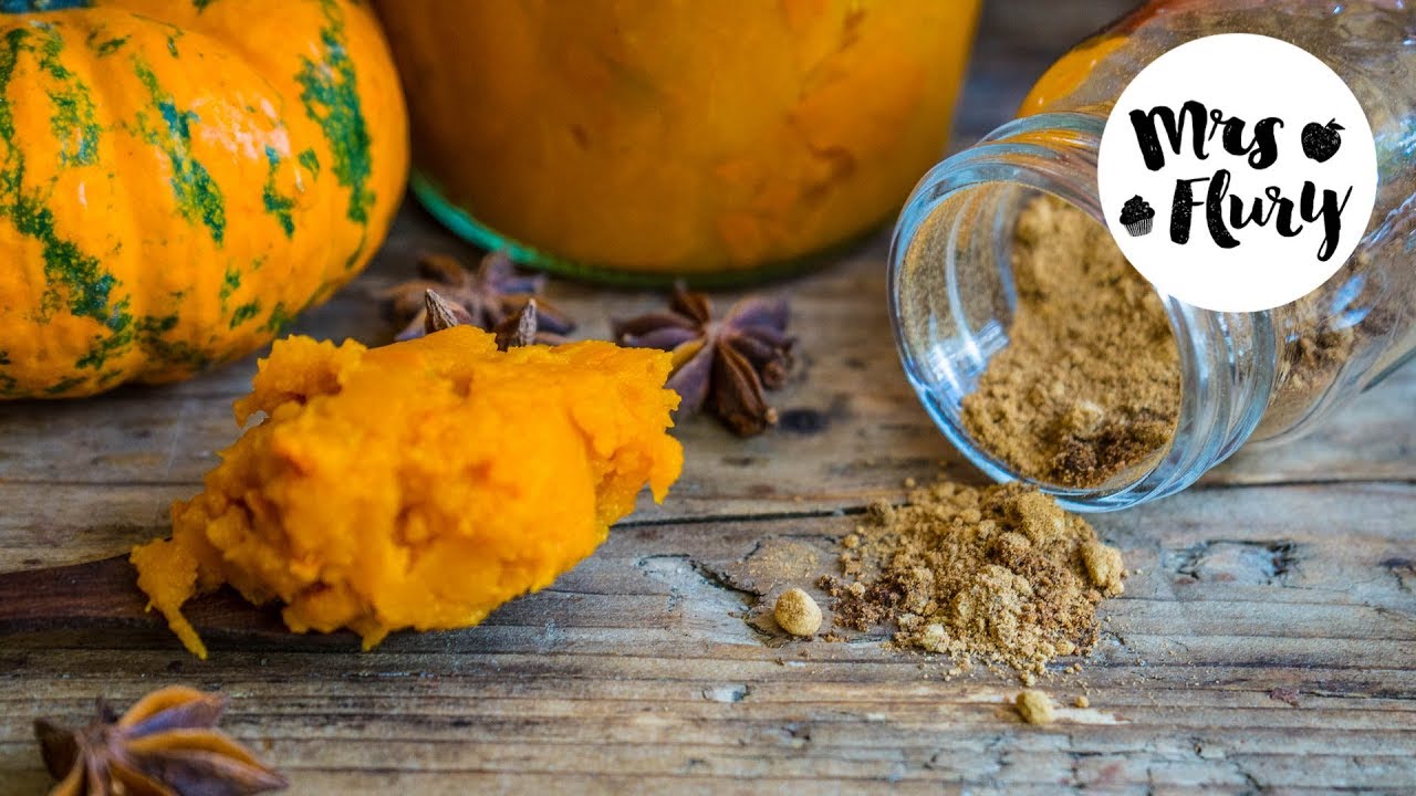 Kürbispüree und Pumpkin Spice Gewürz selber machen