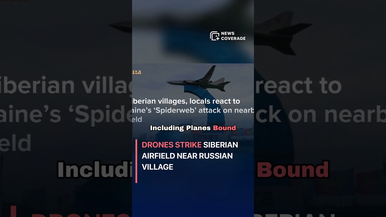 Drones Strike Siberian Airfield Near Russian Village #worldnews #news