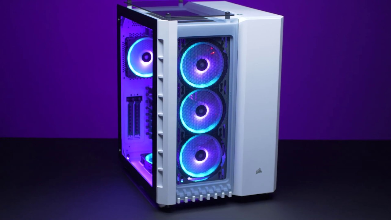 CORSAIR Crystal Series 680X RGB Case - High Airflow. Stunning Light Show.