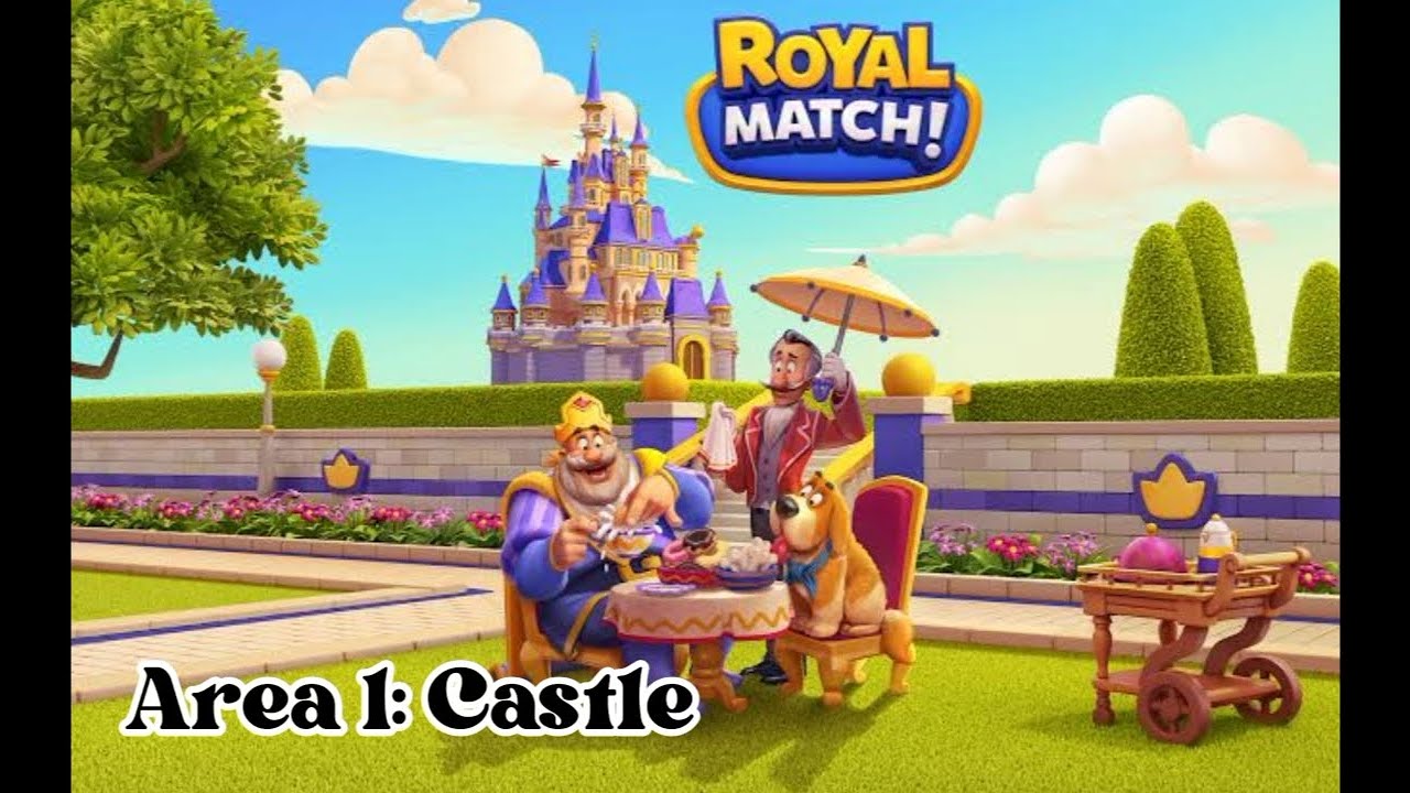 Gameplay: Royal Match ll Area 1 Castle