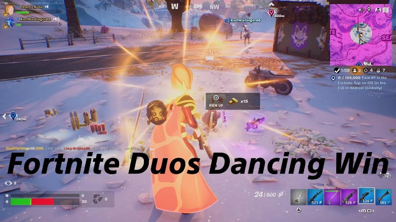 Fortnite Duos Victory Crown Win Gameplay with @SyxHarbinger66