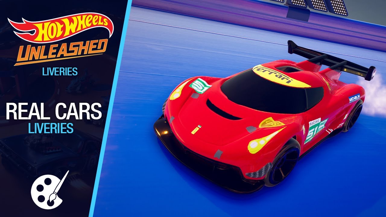 Hot Wheels Unleashed - Customization: Real Cars Liveries | Ferrari | McLaren Falken | Pinturas