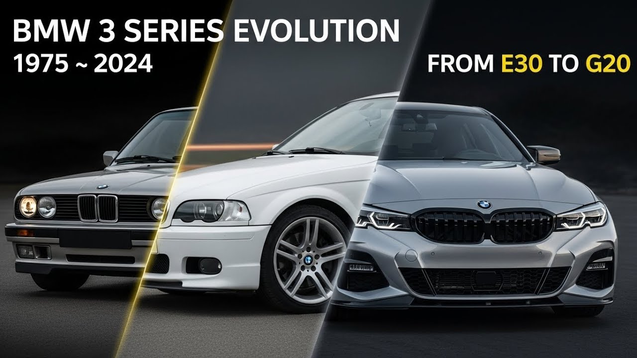 BMW 3 Series Evolution 1975–2024  From E21 to G20  Full History Explained #bmw3series #carevolution