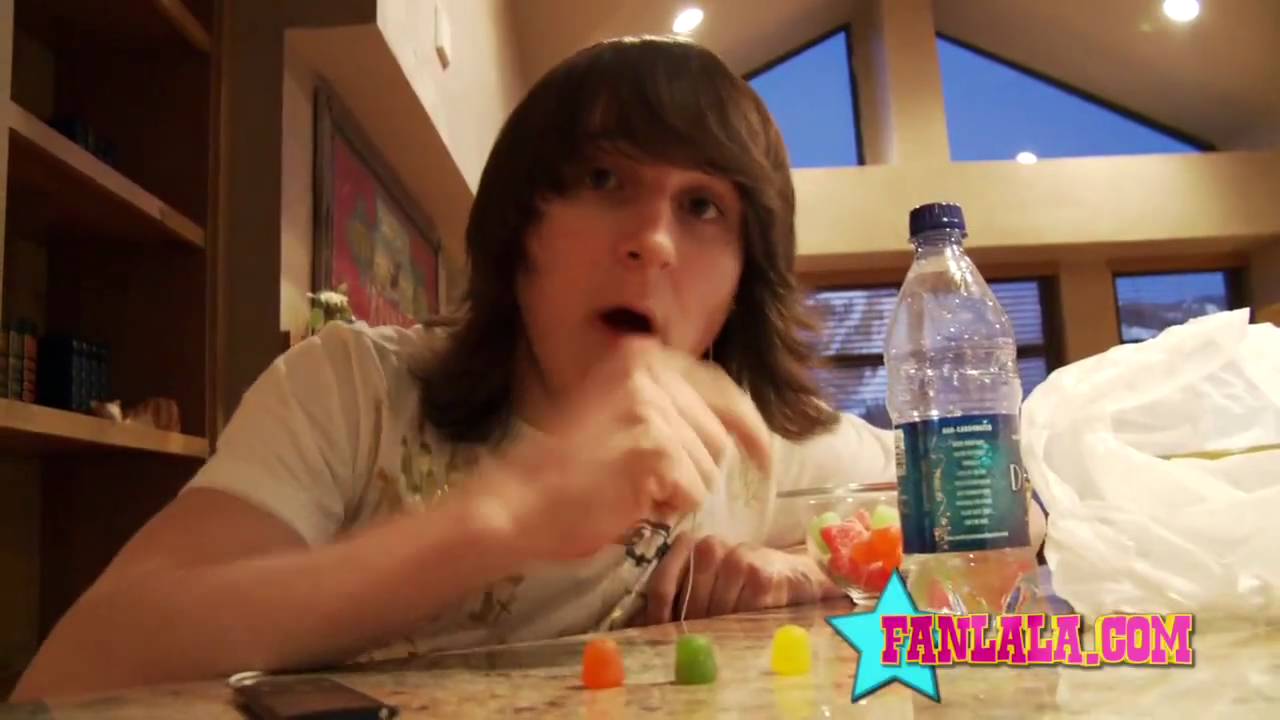 Mitchel Musso Shows You What's In His Candy Jar
