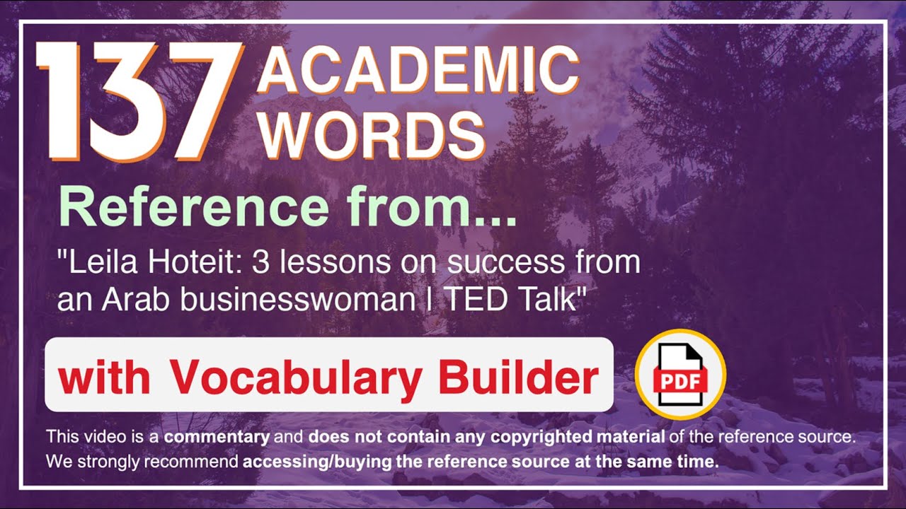 137 Academic Words Ref from 