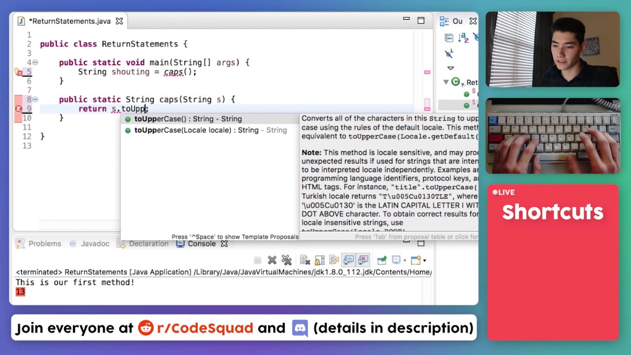 Return Statement in Java #27