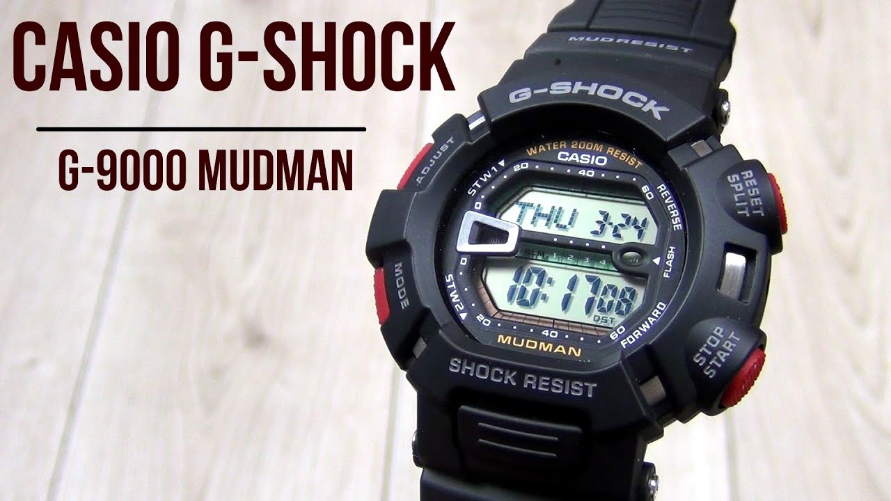 G Shock Mudman G 9000 Master of G Watch is ever reliable