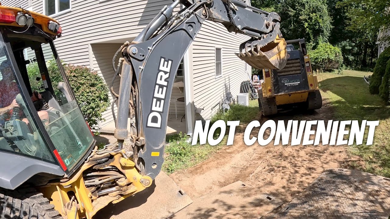 Skid Steer Threw a Track in the Worst Spot