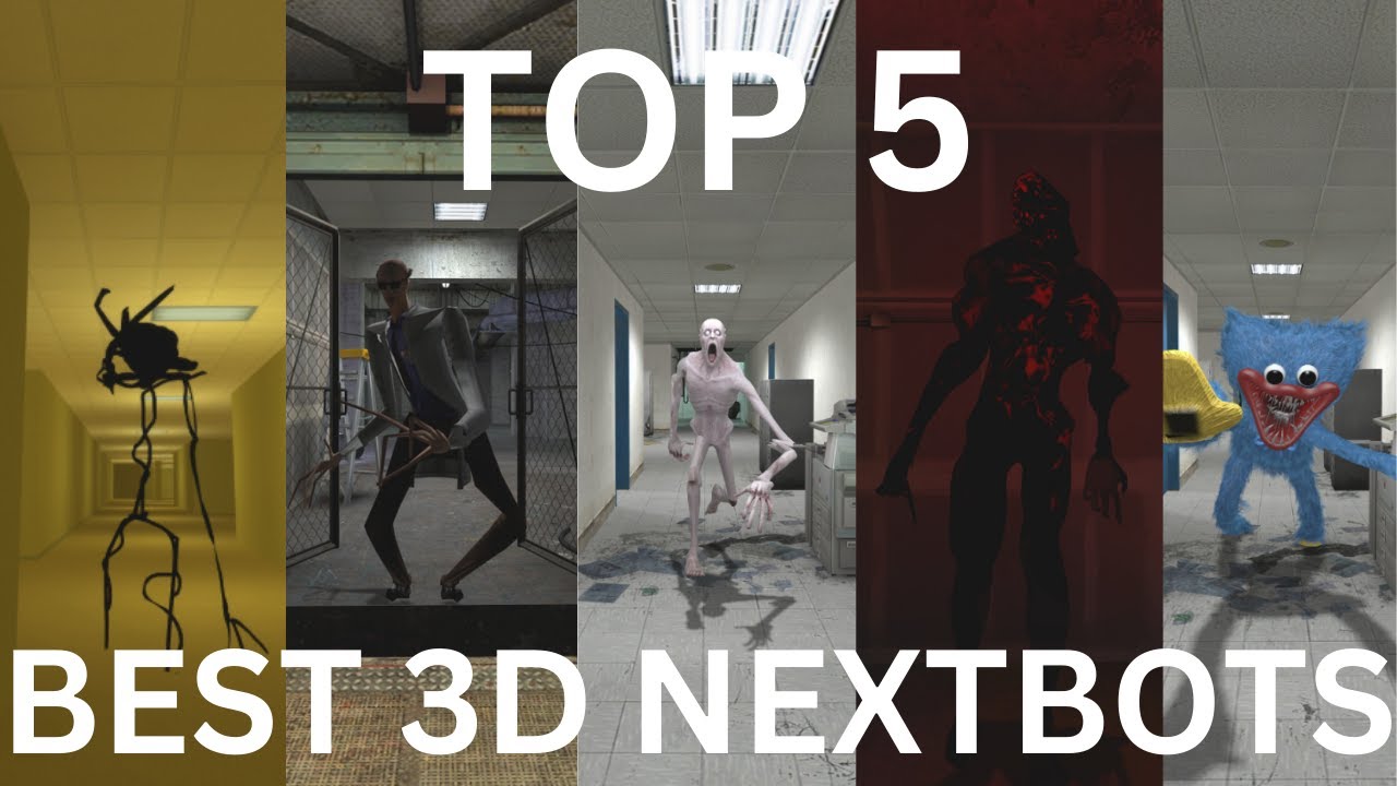 Gmod TOP 5 Best 3D Nextbots