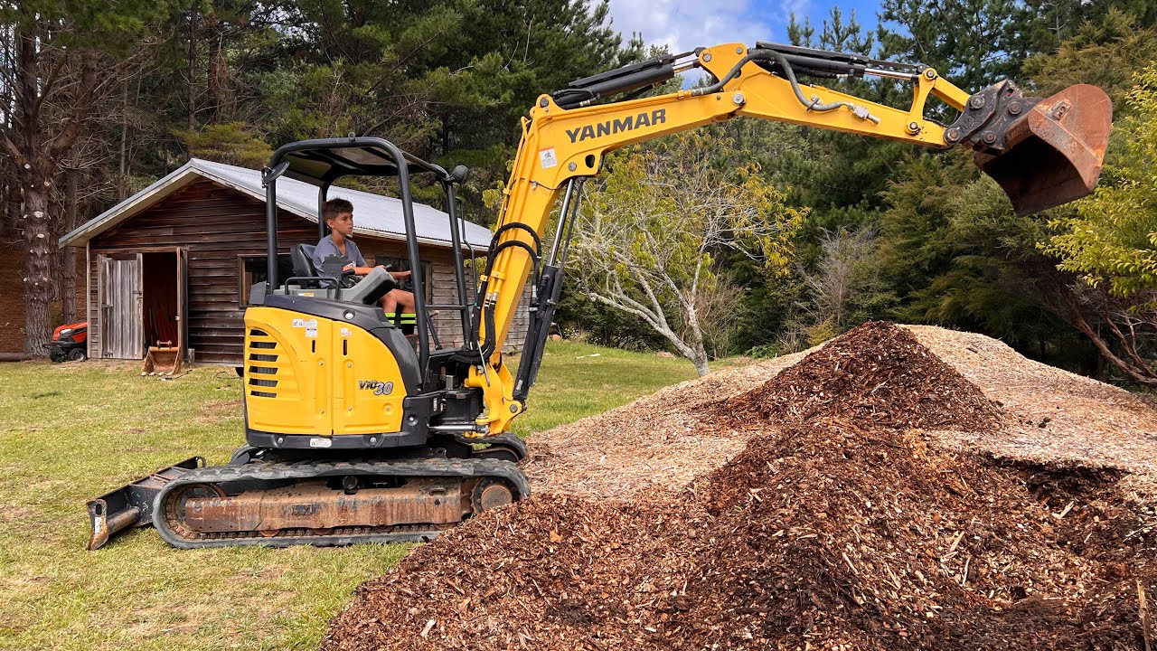 The cabin, the digger and a 21st