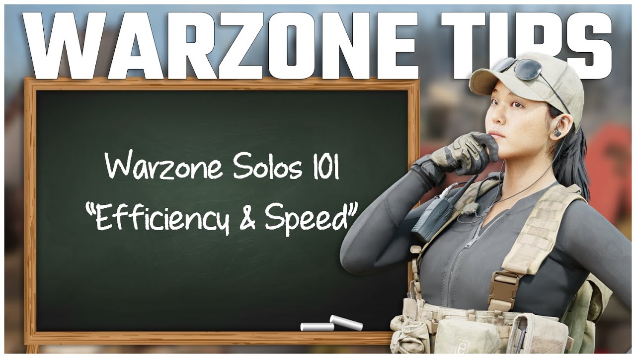 WARZONE SOLOS EFFICIENCY AND SPEED [WARZONE TIPS IN REAL TIME]