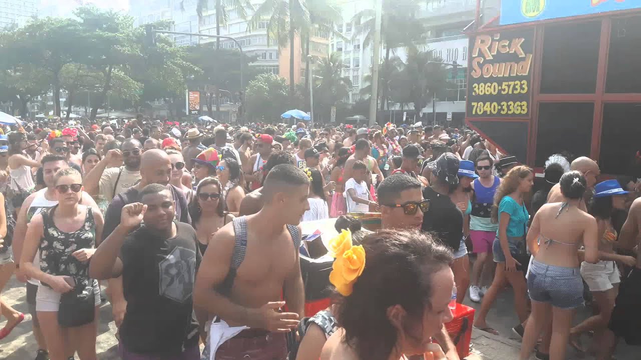 Rio carnival bloc party 2016 Copacabana Beach