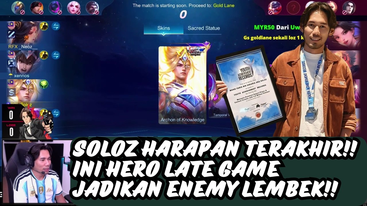 SOLOZ HARAPAN TERAKHIR!! INI HERO LATE GAME JADIKAN ENEMY LEMBEK!!