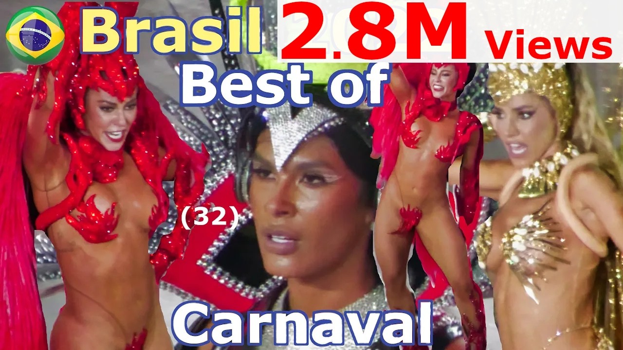 🇧🇷 Best 10 Dancers of Rio de Janeiro Carnaval Brazil - Top Musas Samba Brasil Carnival (32/50)