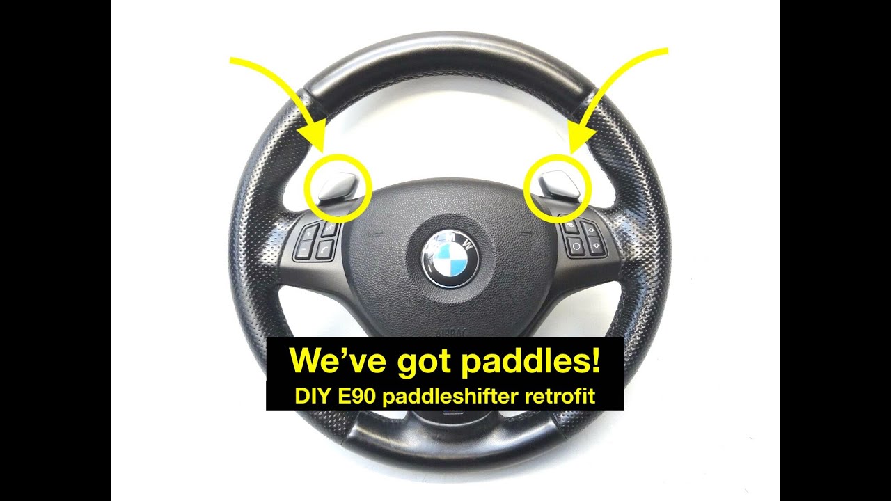 BMW E90 Paddleshifter Retrofit