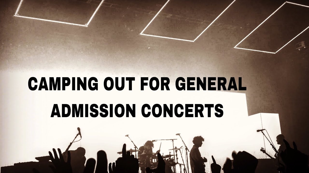 CAMPING OUT FOR CONCERTS: what to bring & advice