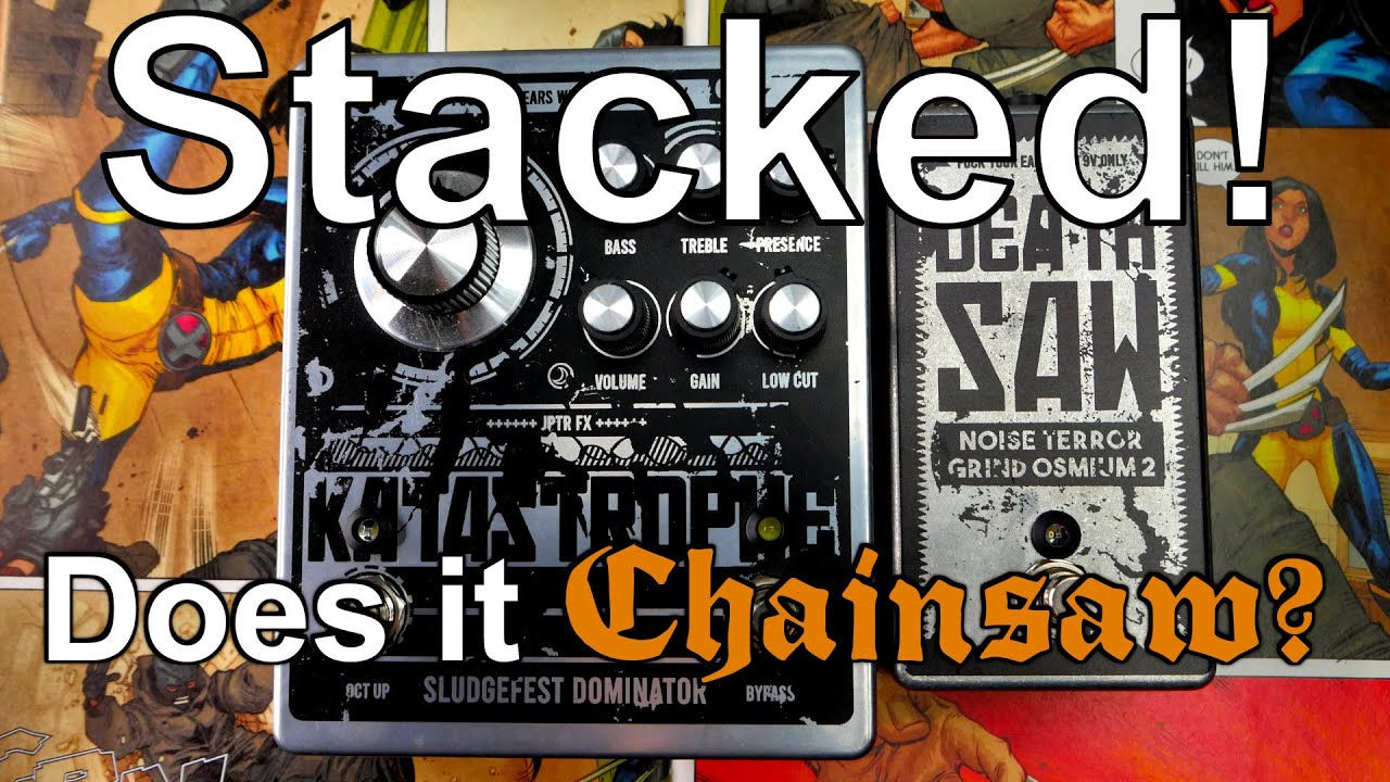 Disgusting rhythm tone with just 2 Pedals? JPTR FX Katastrophe & Death Saw (Stacked!)