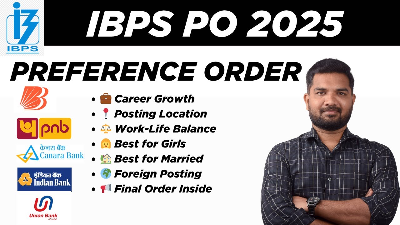IBPS PO 2025 Bank Preference Order | Best Banks for Promotion, Posting & Work-Life | Tamil Guide