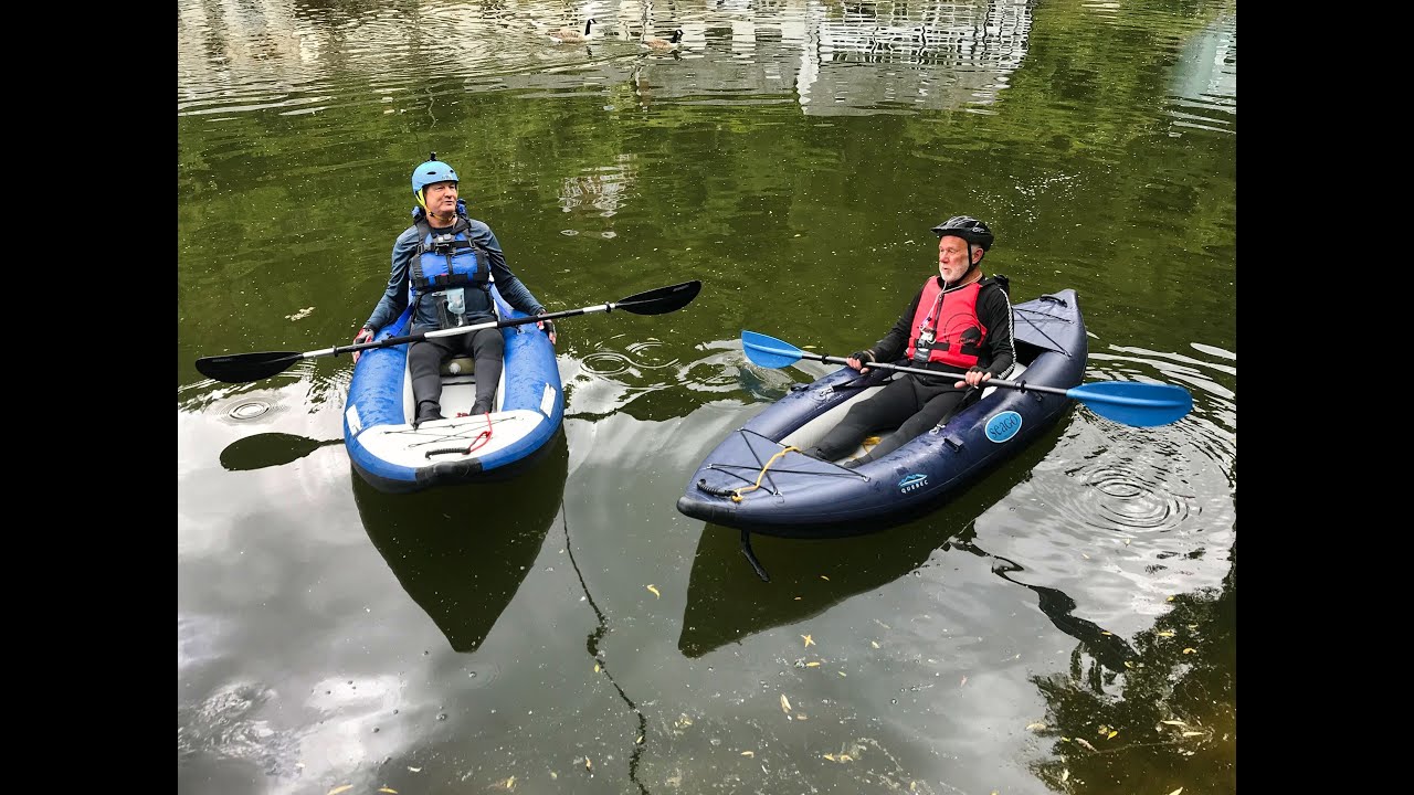 Kayaking Symonds Yat rapids, May 2022
