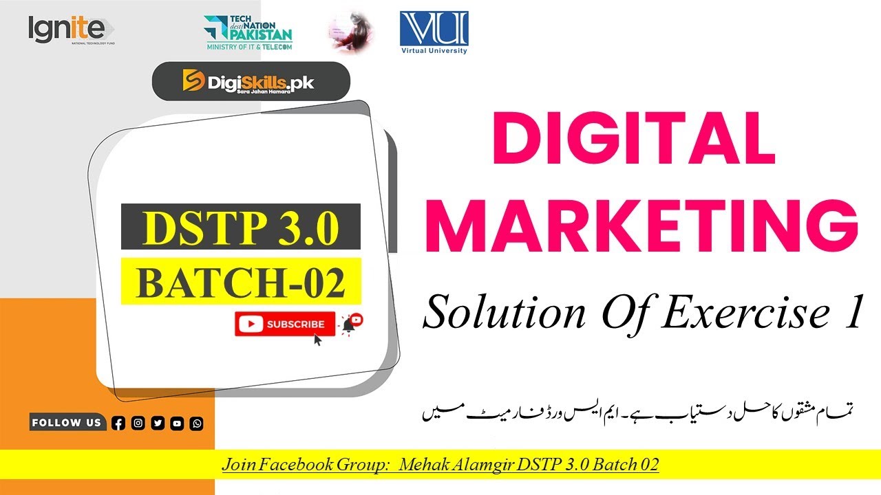 digital marketing exercise 1 2025 | digiskills dstp 3.0 batch 02
