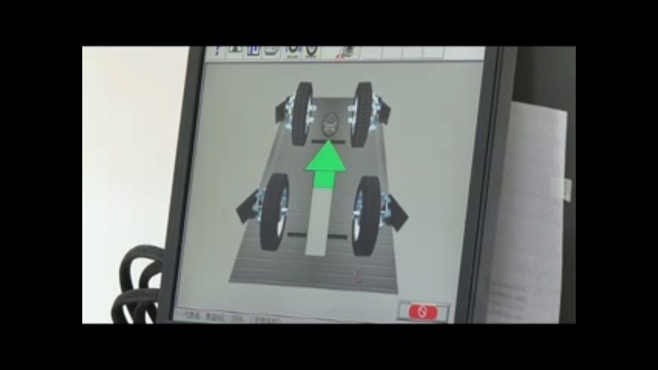V3D wheel alignment operation video