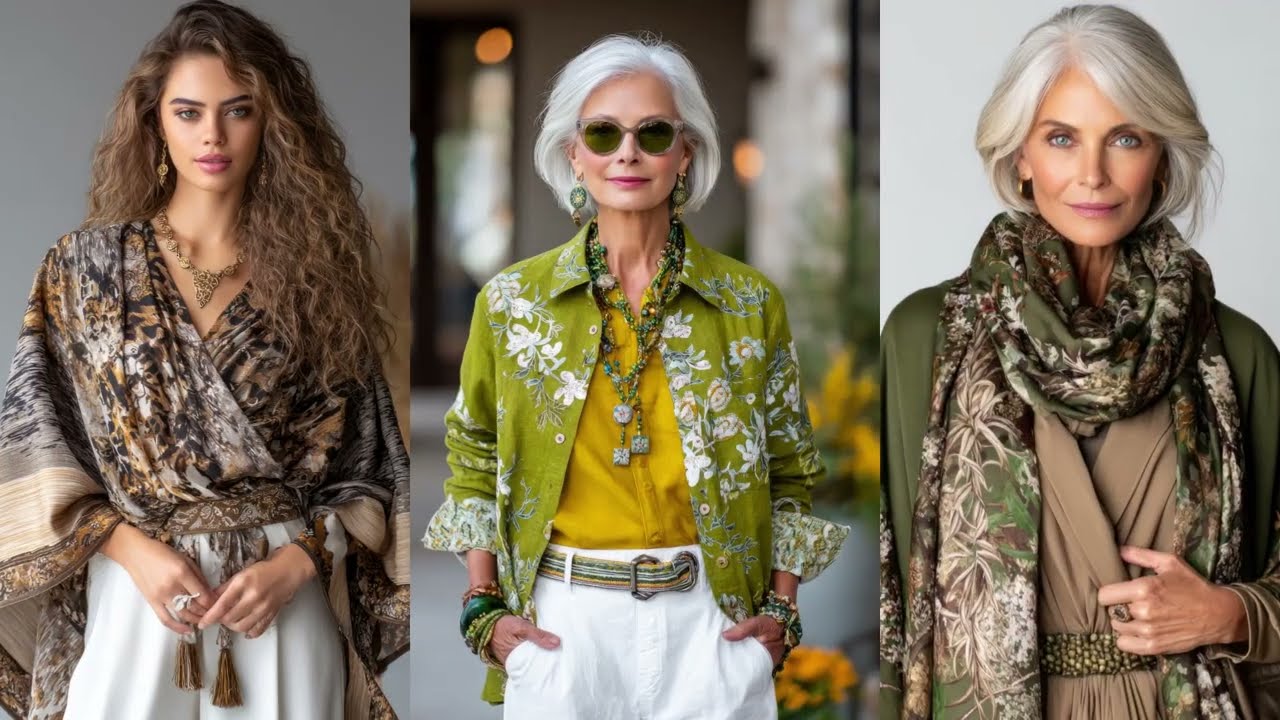 Boho Outfits 2026 for Women 40+ | Olive & Camel Effortless Elegance Fashion Trends
