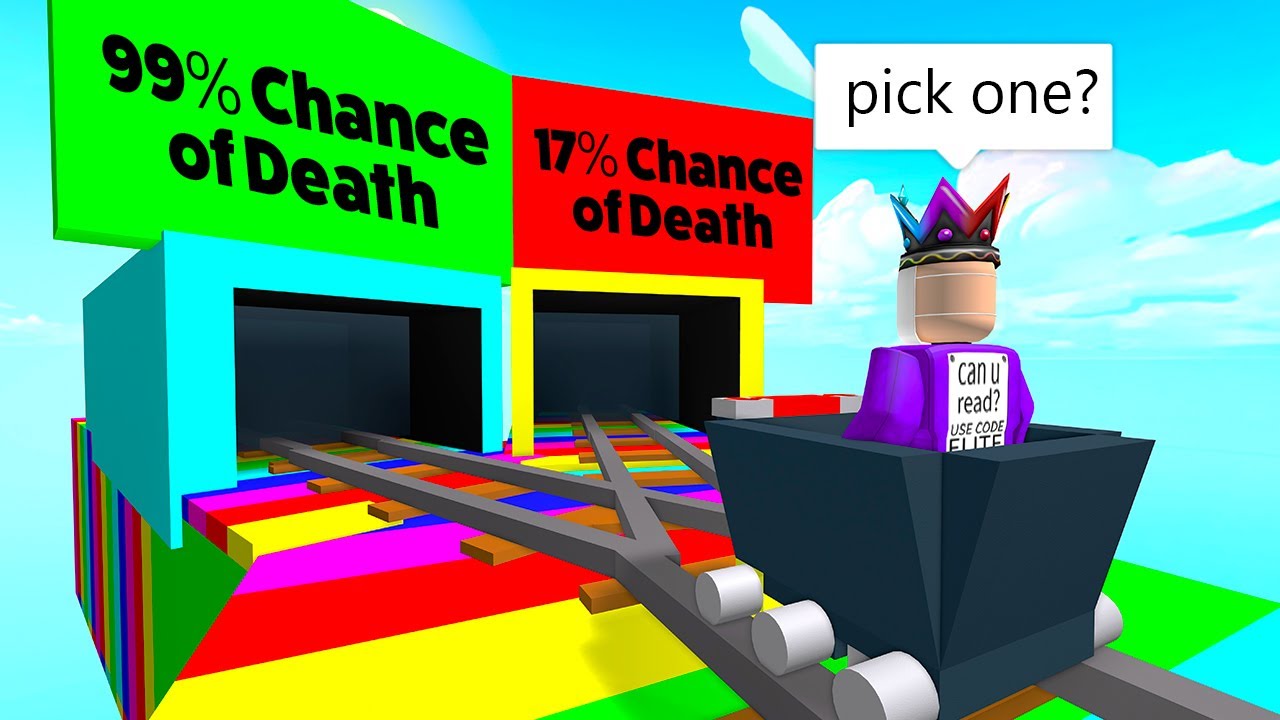 CHOOSE A SAFE Track on Roblox Create a Cart Ride!