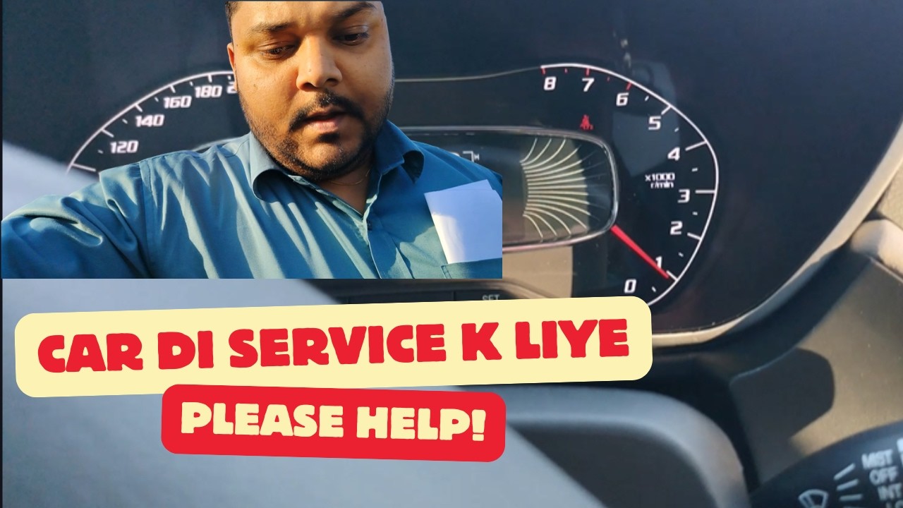 DAILY VLOG #6 - GAADI DI SERVICE K LIYE | ISKO KESE CHUP KARAU ?? PLEASE HELP!! 🚗🚘