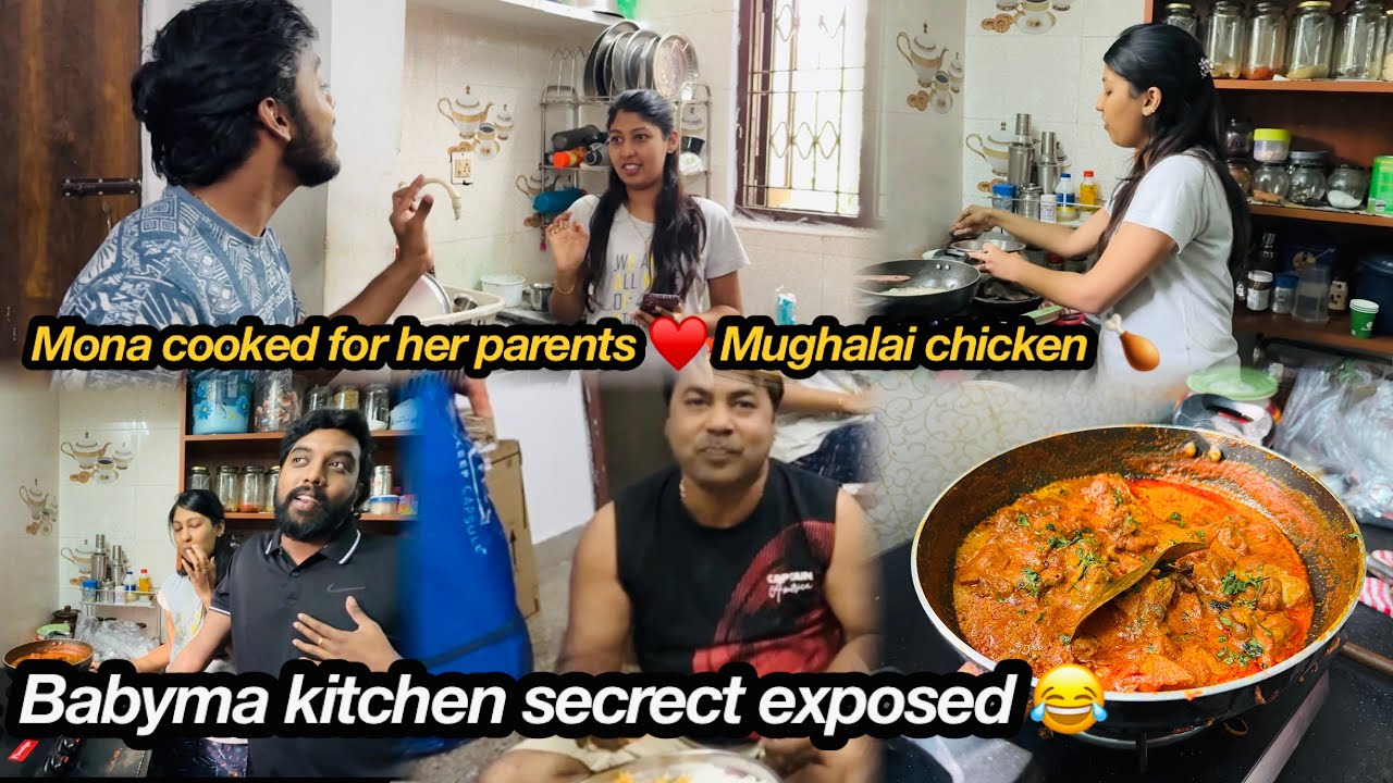 Mona cooked for her parents🥰/Babyma kitchen exposed😱/#agvlogs #mamawithbabyma#cooking #family 