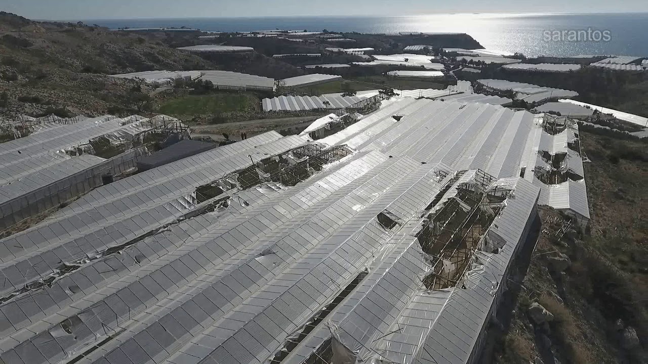 Οι καταστροφές στην Ιεράπετρα με το drone..