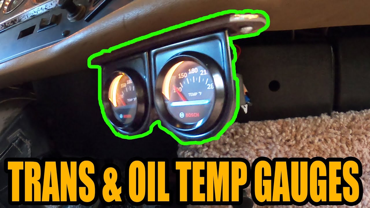 Installing Temp Gauges, Trans & Coolant - '88 Chevy 454