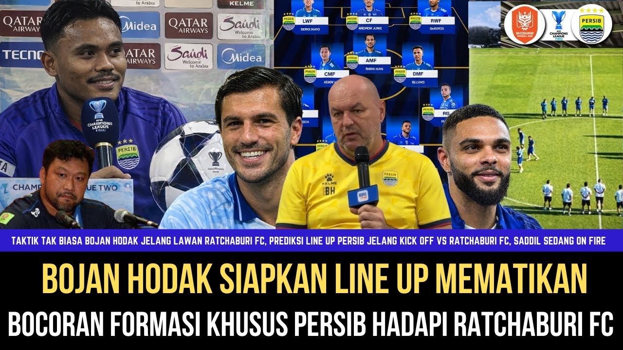 🔵JELANG KICK OFF Bojan Hodak Siapkan Line Up MEMATIKAN, Ratchaburi Terancam? | Sadil On Fire