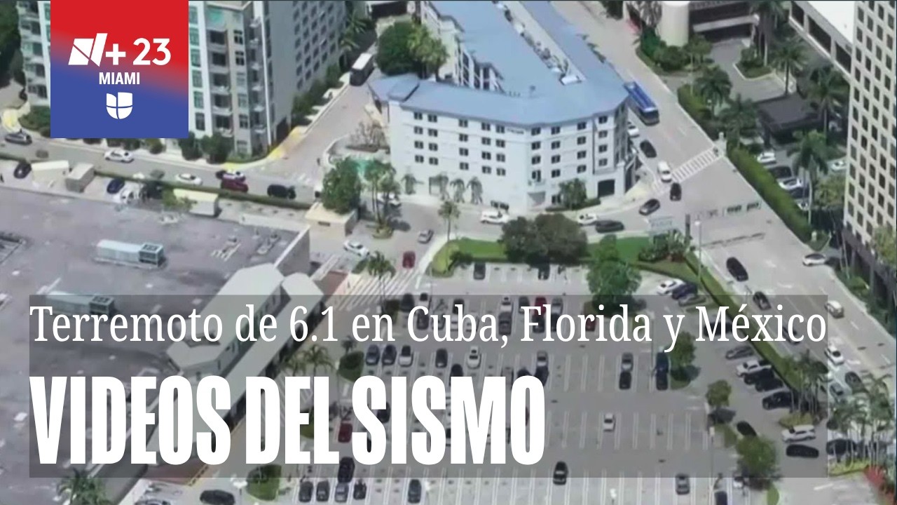As&iacute; se vivi&oacute; el terremoto de magnitud 6.1 que sacudi&oacute; Cuba, Florida y M&eacute;xico