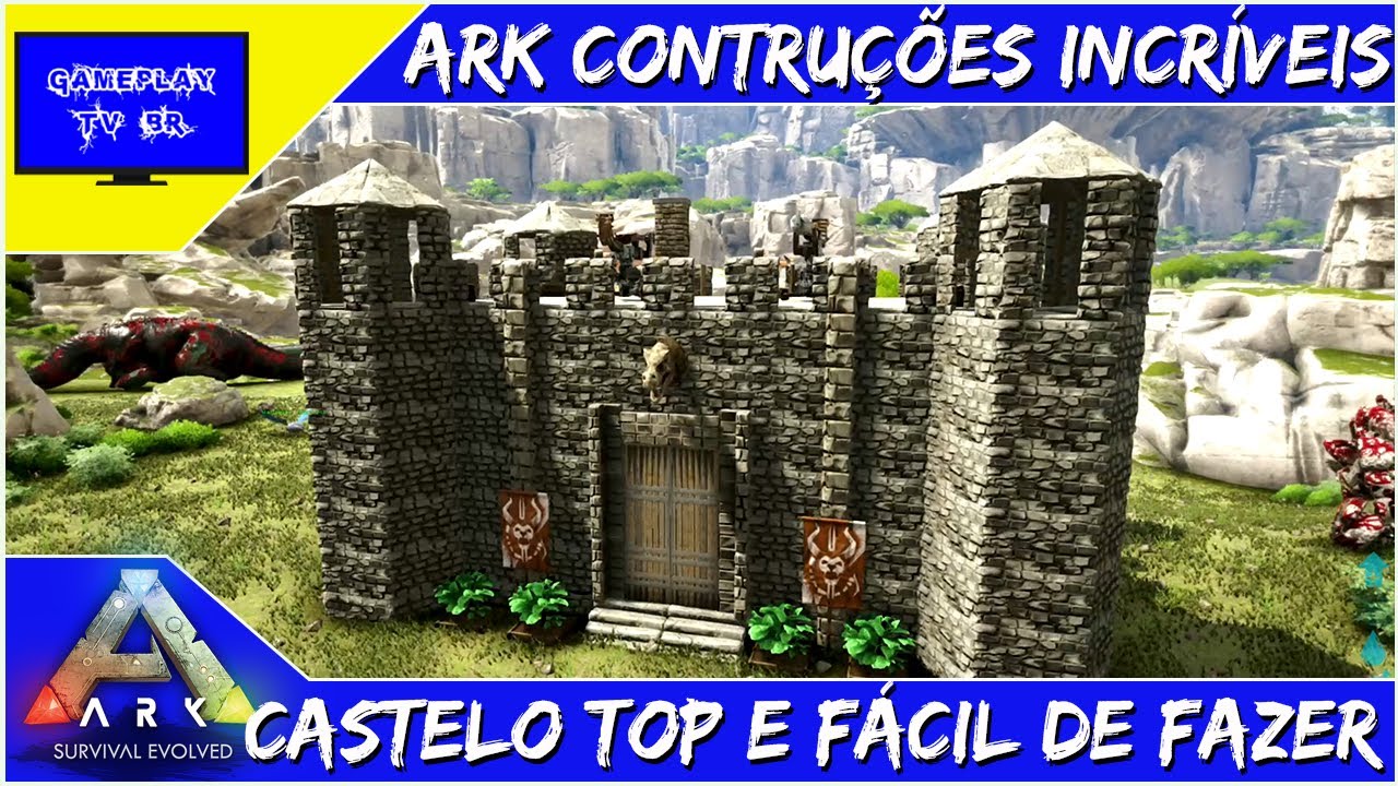 ARK Como construir um castelo Top