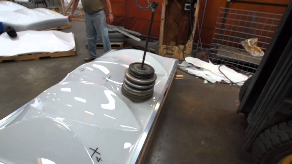 Trituff Copolyester Passes 400 lbs  Load Test Long Side