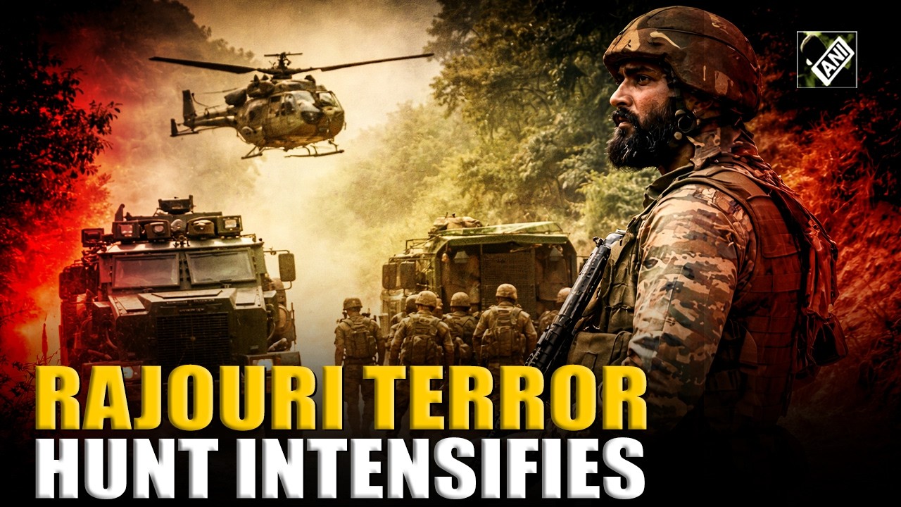 Helicopters hover, Drones scan, Armored Vehicles Roll as Rajouri Anti-Terror Operation enters day 11