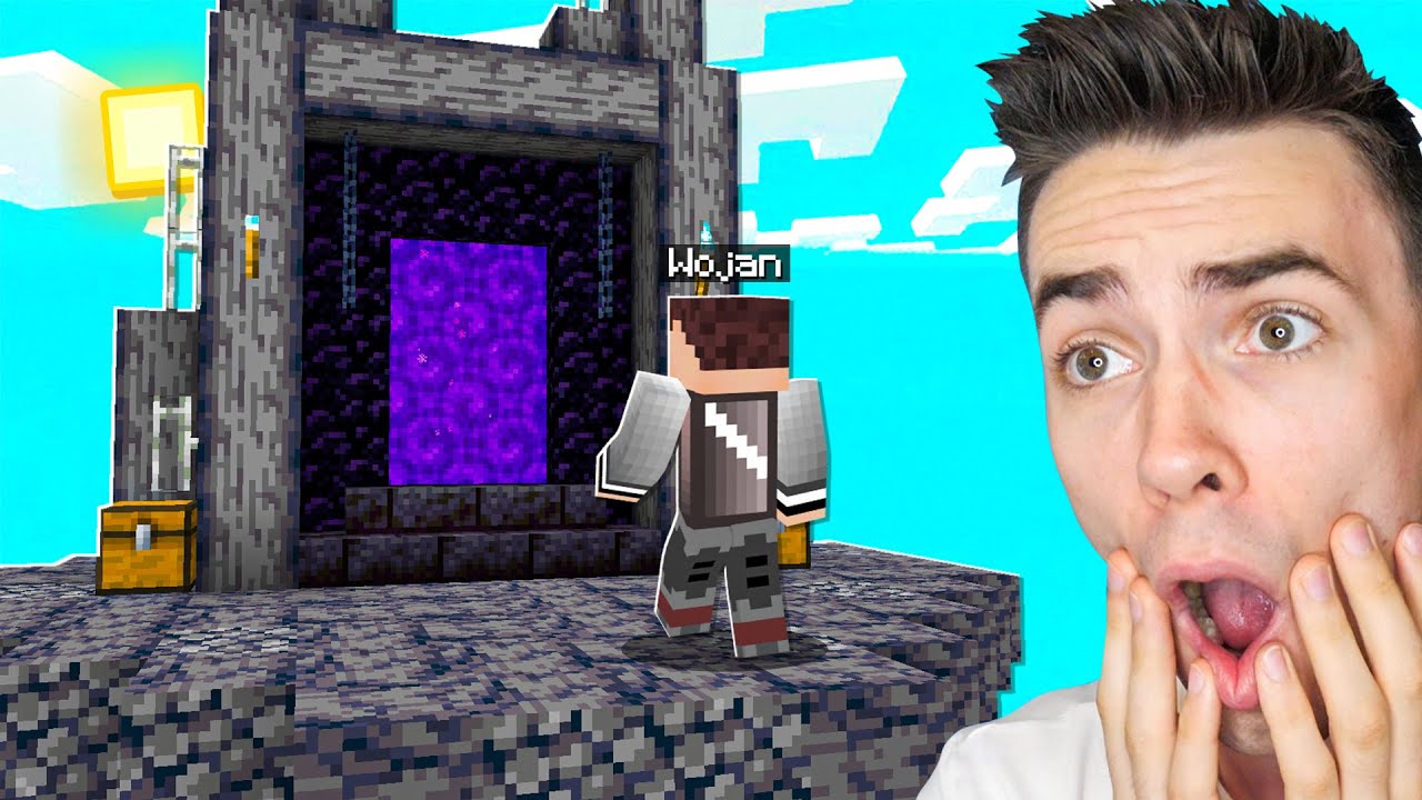 ZROBIŁEM PORTAL do NETHERU i STAŁO SIĘ TO... w Minecraft!