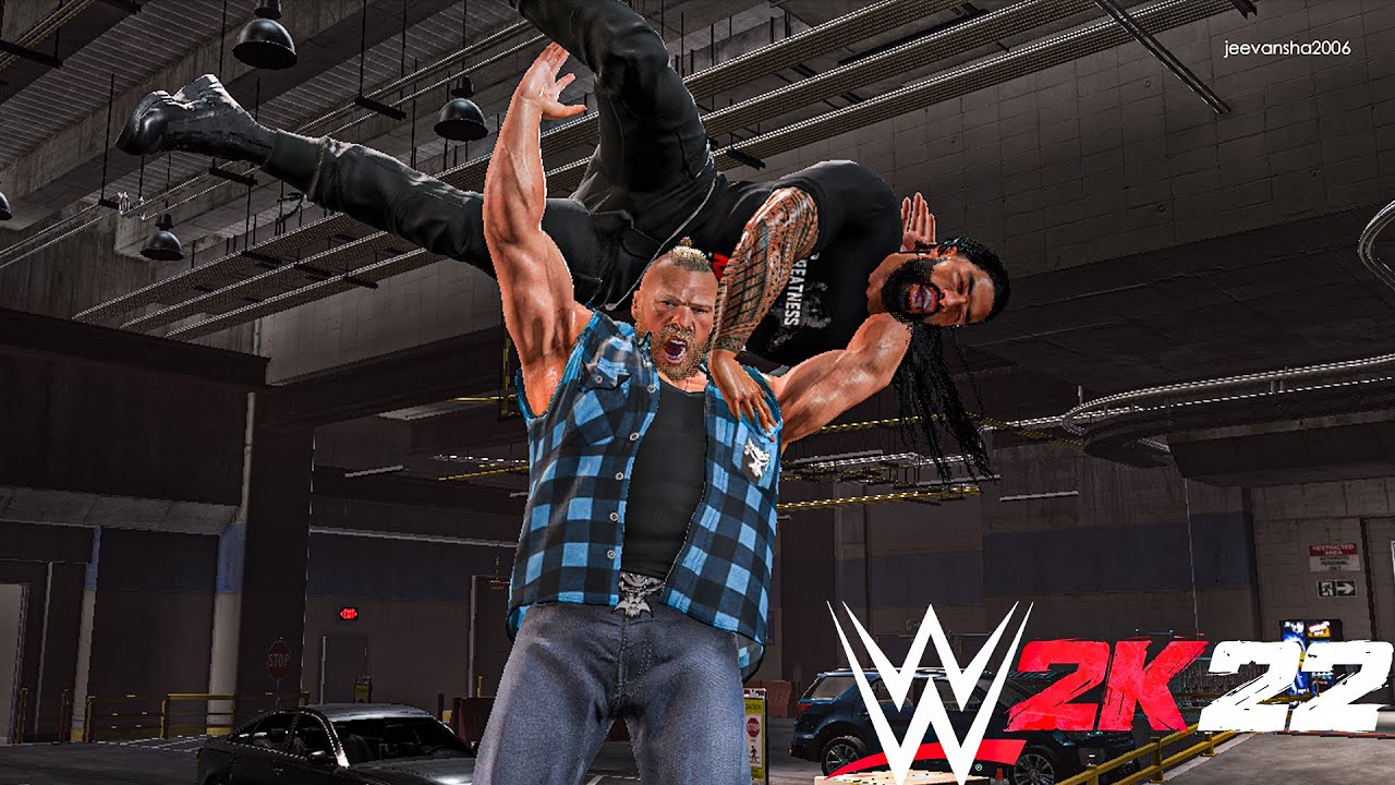 Brock Lesnar Vs Roman Reigns Backstage Brawl : Brock Destroye Roman