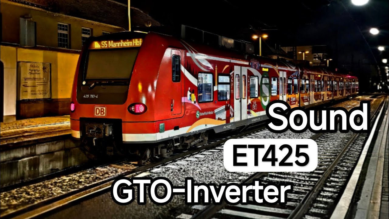[SOUND] BR425 DB S Bahn Rhein Neckar 